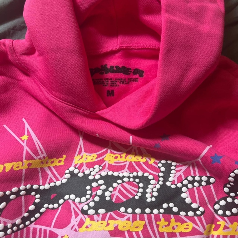 Pink sp5der Hoodie